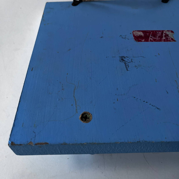 Crafty Golden Retriever Wall Hanging with Hooks Blue PawPrints Resin 3D Dog - Picture 8 of 10